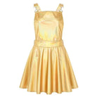 Vinyl Princess Jumpsuit - Gold / S - overalls