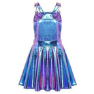 Holographic Suspender Overall Jumper Dress in New Condition - Cosparty