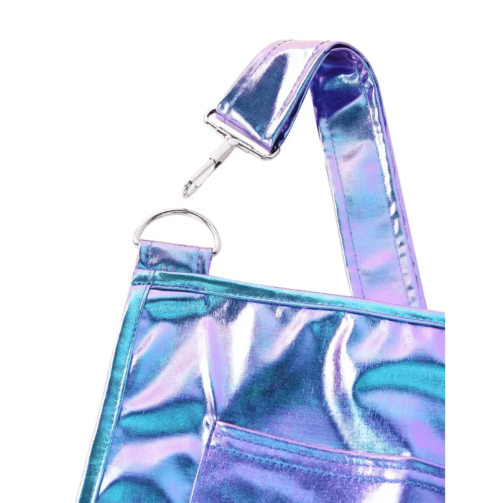 Holographic Suspender Overall Jumper Dress in New Condition - Cosparty