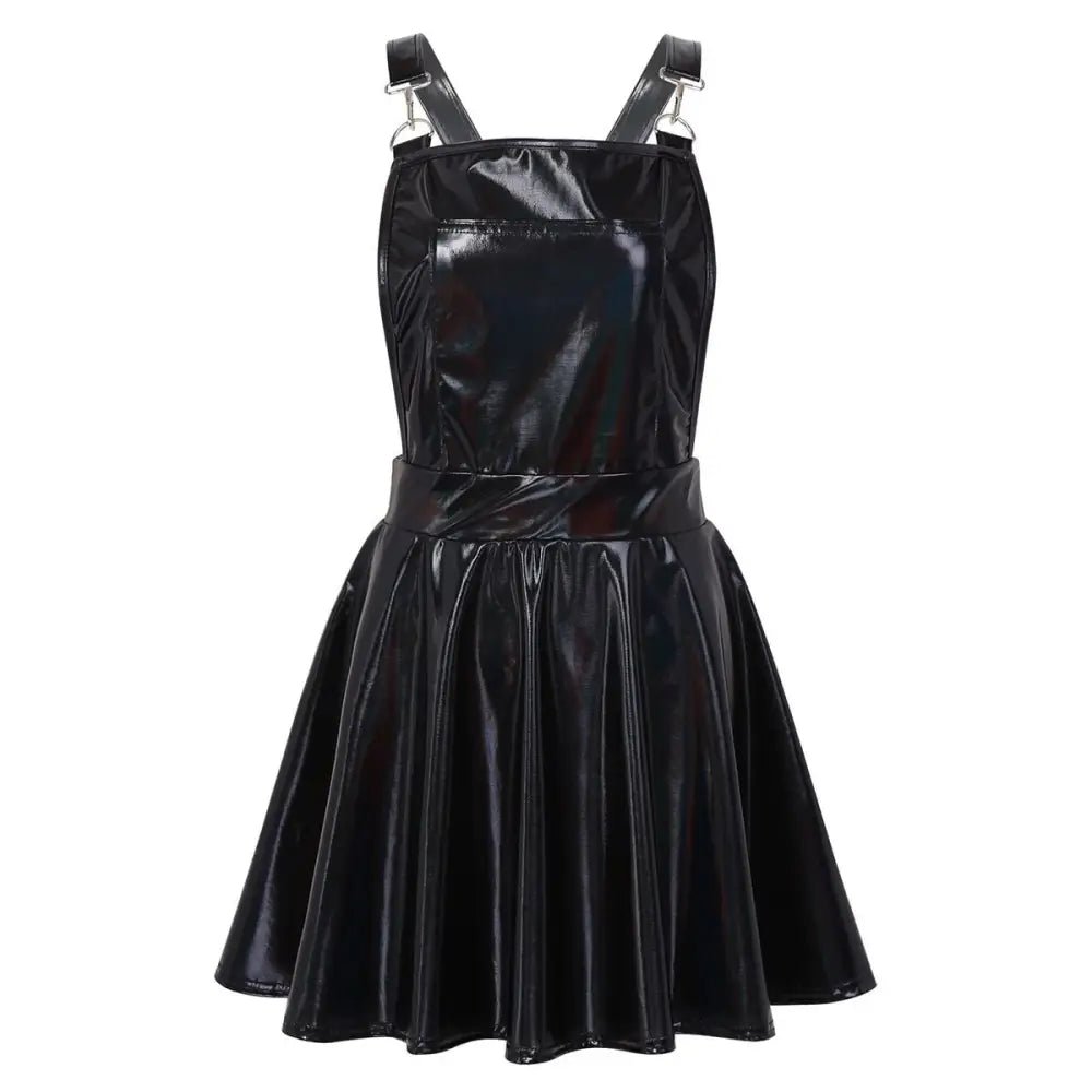 Holographic Suspender Overall Jumper Dress in New Condition - Cosparty