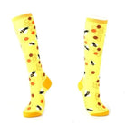 Honeycomb Bumble Bee Knee High Socks in Soft Cotton Fabric - Cosparty