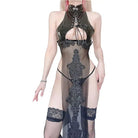 Hot Sexy Cosplay Net Cheongsam Lingerie Set for Seductive Apparel - Cosparty
