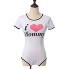 I Love Mommy Adult Onesie for Girly Girls and Little Boys - Cosparty
