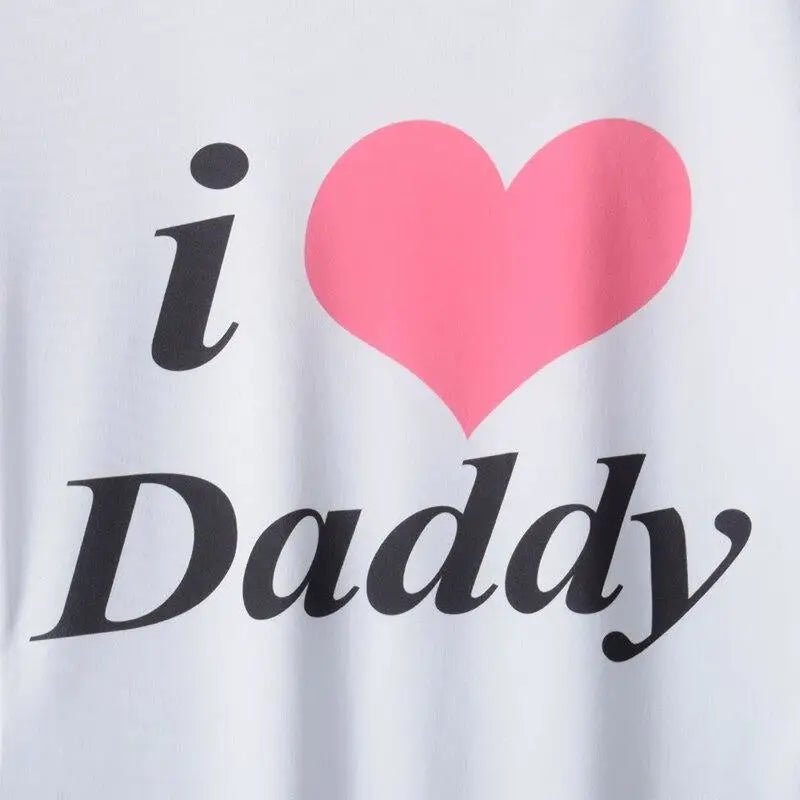 I Love Mommy Adult Onesie for Girly Girls and Little Boys - Cosparty