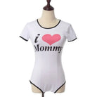 I Love Mommy Adult Onesie for Girly Girls and Little Boys - onesie