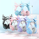 Interchangeable Deer Antler Neko Headset for Gamers and Streamers - headset