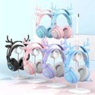 Interchangeable Deer Antler Neko Headset for Gamers and Streamers - Cosparty