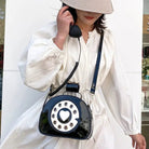 Intricately Detailed 3D Rotary Telephone Handbag in Multiple Colors - Cosparty