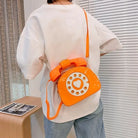 Intricately Detailed 3D Rotary Telephone Handbag in Multiple Colors - purse