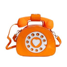 Intricately Detailed 3D Rotary Telephone Handbag in Multiple Colors - Cosparty