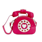 Intricately Detailed 3D Rotary Telephone Handbag in Multiple Colors - Cosparty