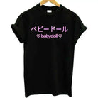 Japan Inspired Babydoll Tee with Adorable Heart Design - Cosparty