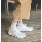 Japanese Fruit Inspired White Socks with Comfy Ankle Fit - Cosparty