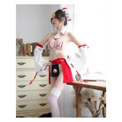 Japanese Inspired Nurse Lingerie Cosplay Set - costume