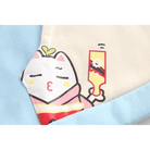 Japanese Inspired Painting Cat Artist Hoodie with Cherry Blossoms - Cosparty