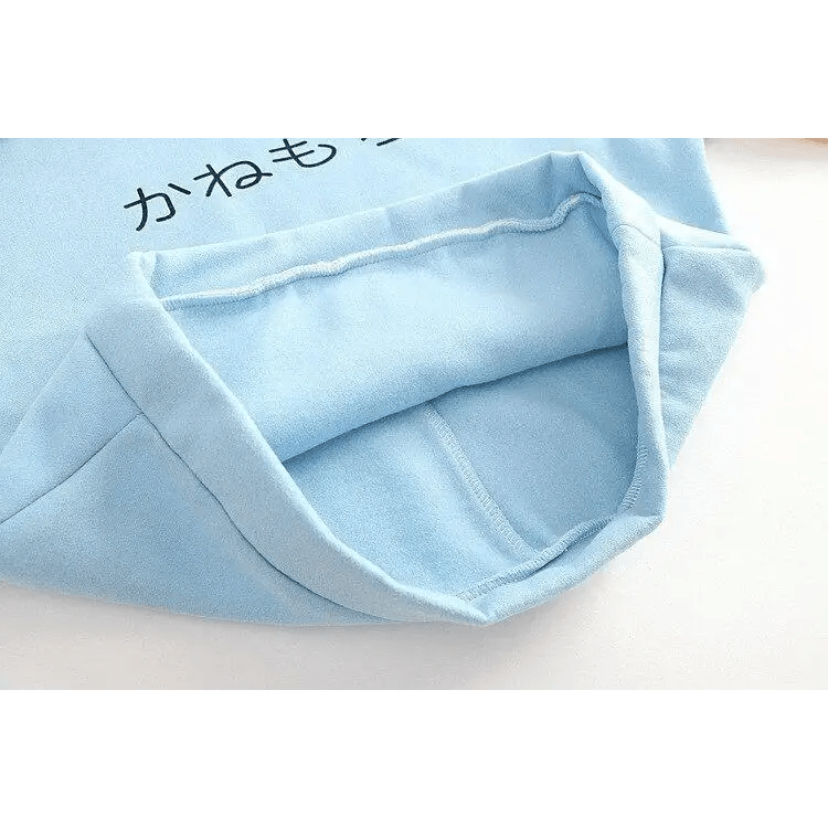 Japanese Inspired Painting Cat Artist Hoodie with Cherry Blossoms - Cosparty