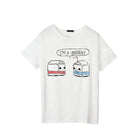 Japanese Strawberry Milk Kawaii T-Shirt in Soft Cotton - Cosparty