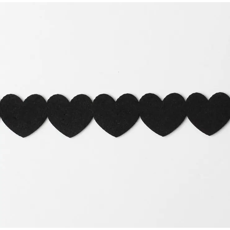 Jet Black Heart Choker Necklace for Chic Goth Fashion - Cosparty