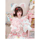 Jumbo Fuzzy Bunny Lolita Bag for Kawaii Fashionistas - Cosparty