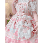 Jumbo Fuzzy Bunny Lolita Bag for Kawaii Fashionistas - Cosparty