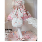 Jumbo Fuzzy Bunny Lolita Bag for Kawaii Fashionistas - bag