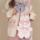 Jumbo Fuzzy Bunny Lolita Bag for Kawaii Fashionistas - Cosparty