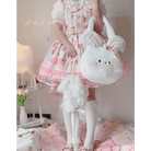 Jumbo Fuzzy Bunny Lolita Bag for Kawaii Fashionistas - Cosparty