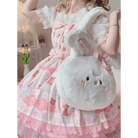 Jumbo Fuzzy Bunny Lolita Bag for Kawaii Fashionistas - bag