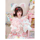 Jumbo Fuzzy Bunny Lolita Bag for Kawaii Fashionistas - bag