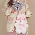 Jumbo Fuzzy Bunny Lolita Bag for Kawaii Fashionistas - bag