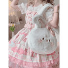 Jumbo Fuzzy Bunny Lolita Bag for Kawaii Fashionistas - Cosparty