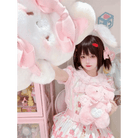 Jumbo Fuzzy Bunny Lolita Bag for Kawaii Fashionistas - Cosparty