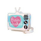 K - Pop Inspired Holographic Vintage Television Shaped Handbag - Cosparty