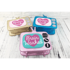 K - Pop Inspired Holographic Vintage Television Shaped Handbag - Cosparty