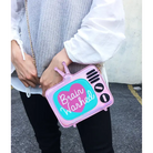 K-Pop Inspired Holographic Vintage Television Shaped Handbag - Purse