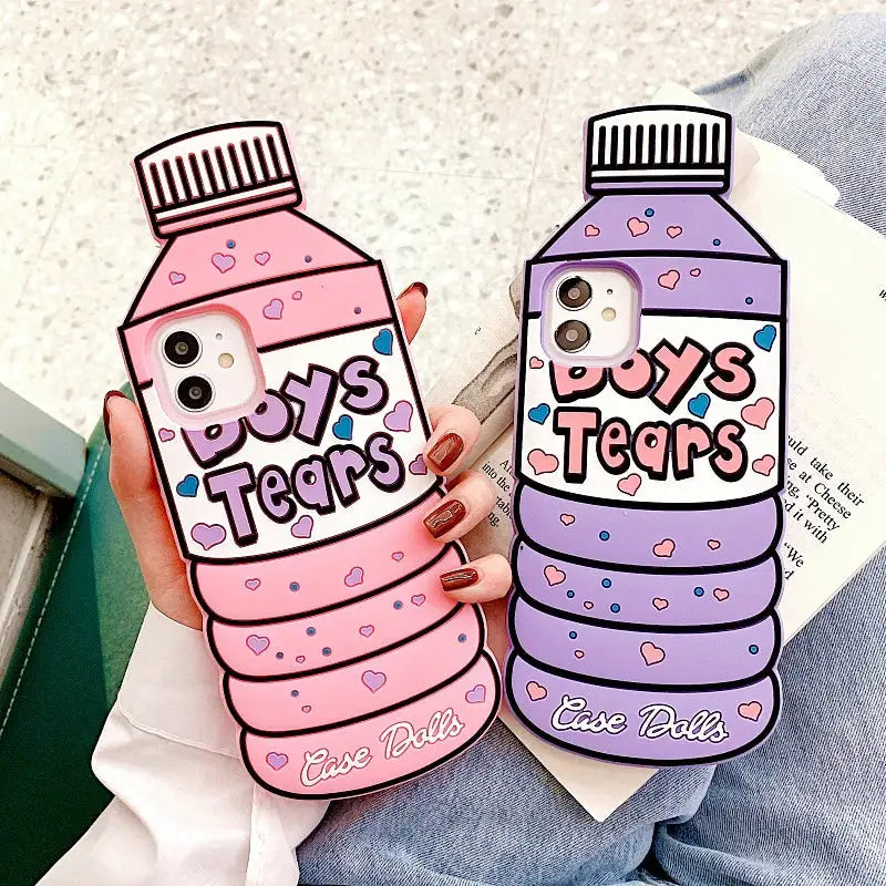 Kawaii 3D Shock Proof Rubber Phone Case for iPhone and Android - Pink / iPhone 6 6S - Phone Case