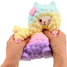 Kawaii Alpaca Squeeze Toys in Cosmic Galaxy and Pastel Colors - toy