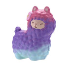 Kawaii Alpaca Squeeze Toys in Cosmic Galaxy and Pastel Colors - toy