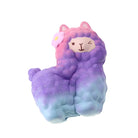 Kawaii Alpaca Squeeze Toys in Cosmic Galaxy and Pastel Colors - toy