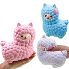 Kawaii Alpaca Squeeze Toys in Cosmic Galaxy and Pastel Colors - toy