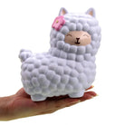 white alpaca squeeze toy stress ball stress relief autism stim stimming kawaii fairy kei by Cosparty