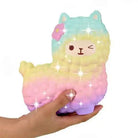 rainbow alpaca squeeze toy stress ball stress relief autism stim stimming kawaii fairy kei by Cosparty