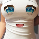 Kawaii Anime Face Expression T-Shirt Cute Tee Tops Manga