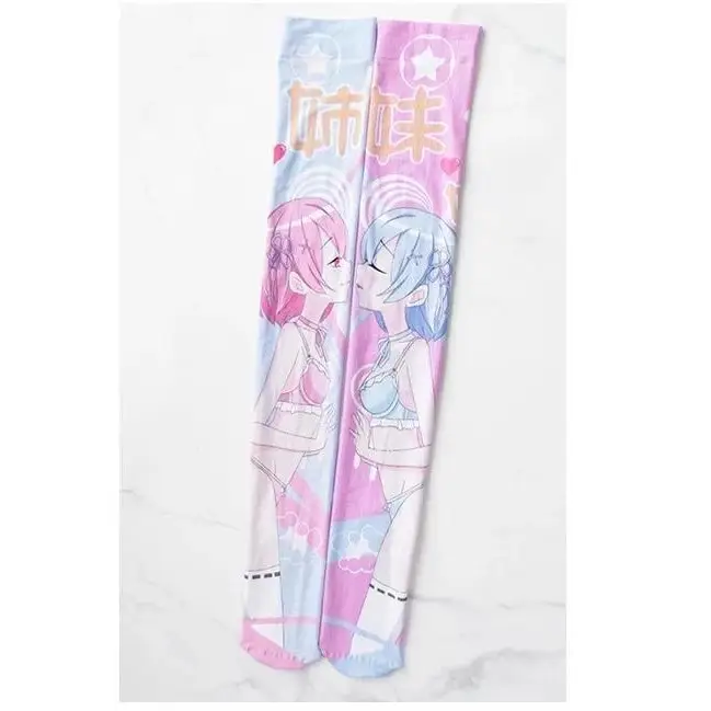 Kawaii Anime Inspired Stockings in Pastel Fairy-Kei Prints 28334609-1-One-Size - stockings