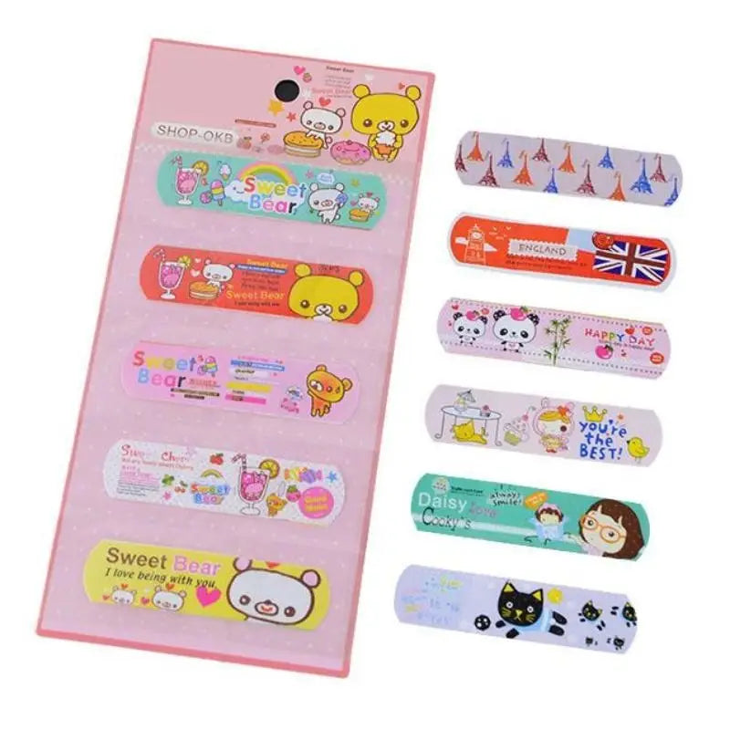 Kawaii Assortment of 100 Cute Band-Aids for All Your Boo-Boos - Accessories