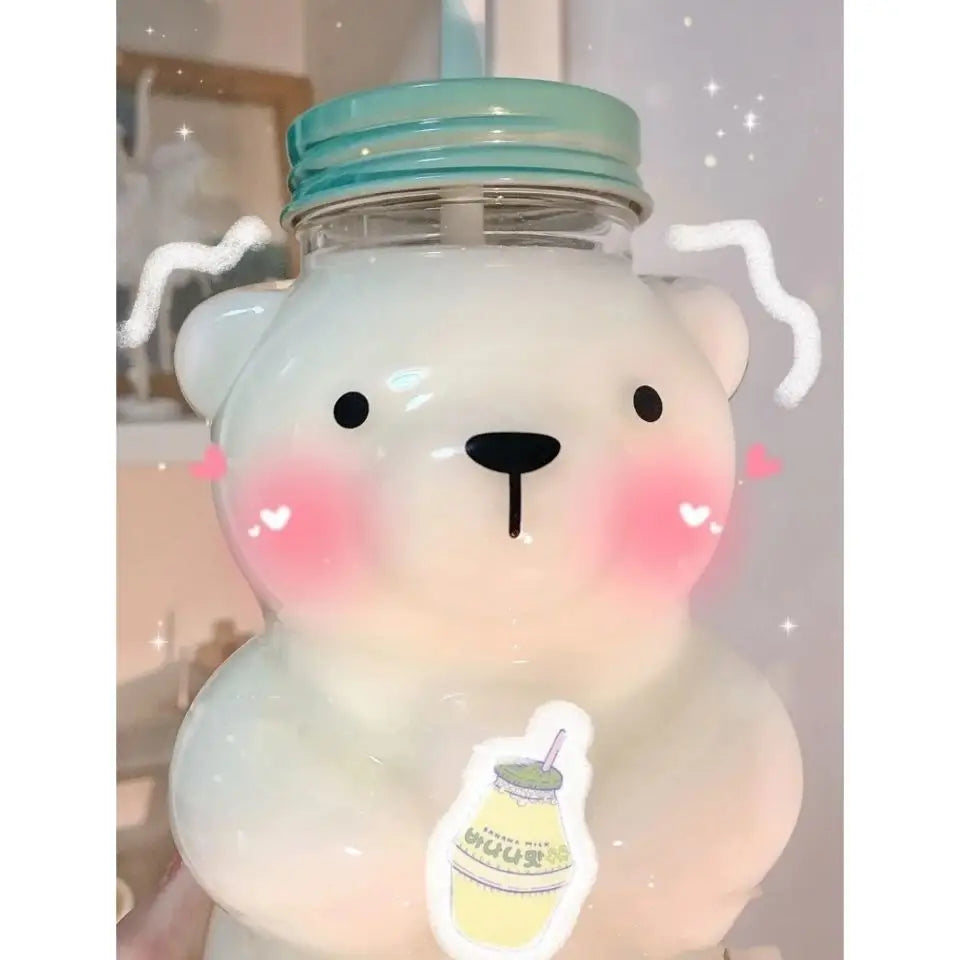 Kawaii Baby Bear Mason Jar Bottles for Cospartys - bottle