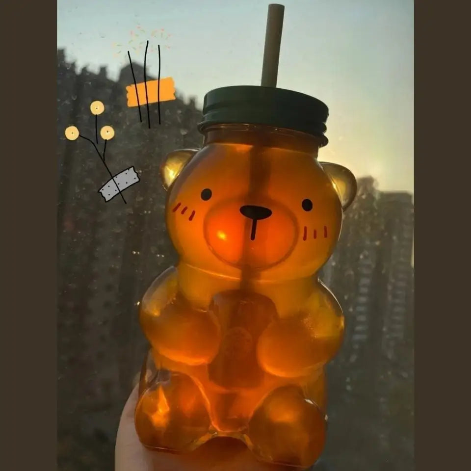 Kawaii Baby Bear Mason Jar Bottles for Cospartys - bottle