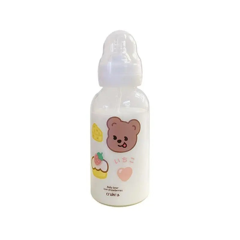 Kawaii Baby Bear Strawberry Bottles in 4 Adorable Designs - cup