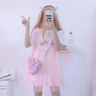 Kawaii Baby Bun Dress with Adorable Bunny Design - dress