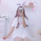 Kawaii Baby Bun Dress with Adorable Bunny Design - dress